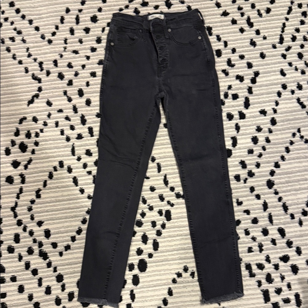 Madewell Charcoal Skinny Jeans